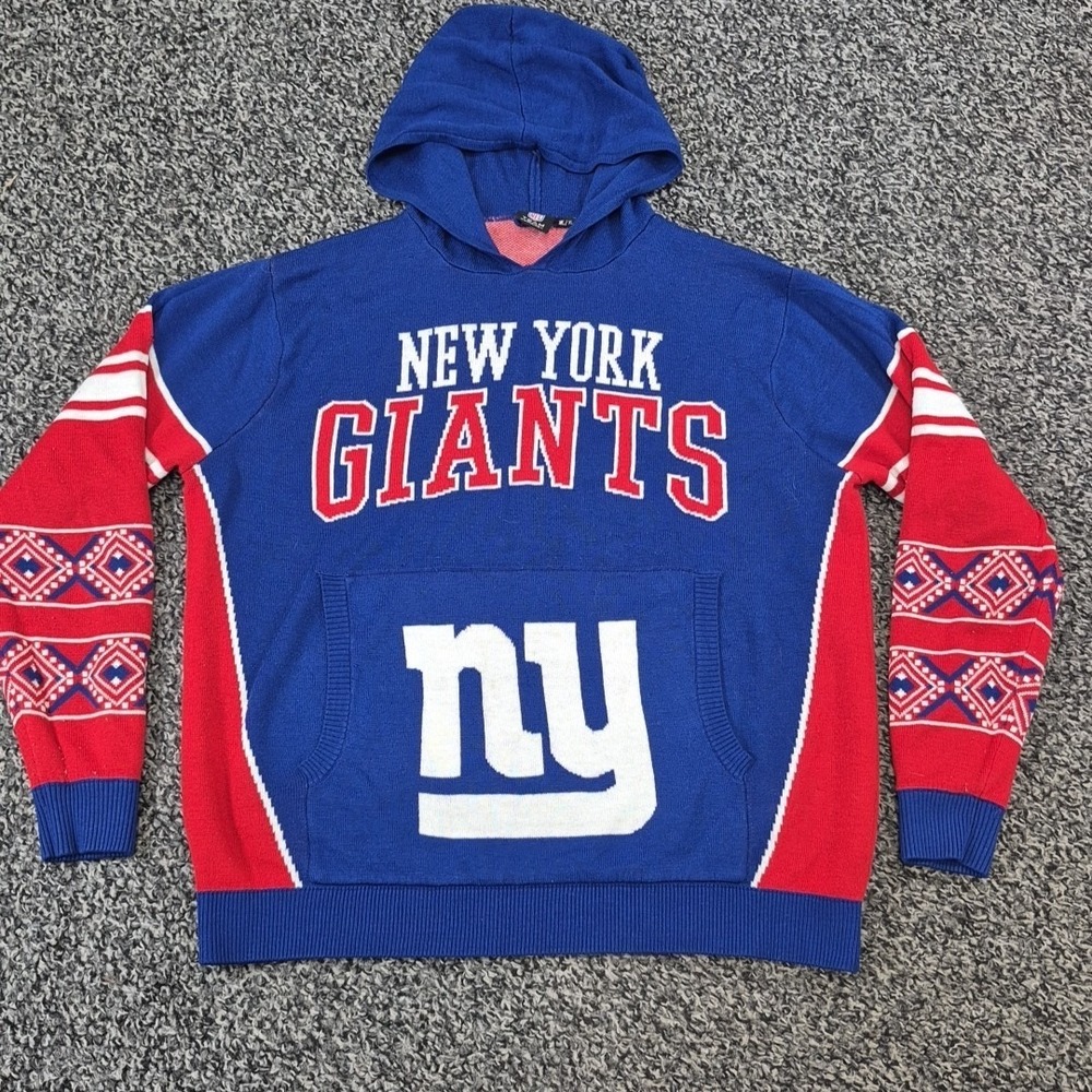 New York Giants Official NFL‎ Hooded Sweater Mens XL Hoodie Pullover